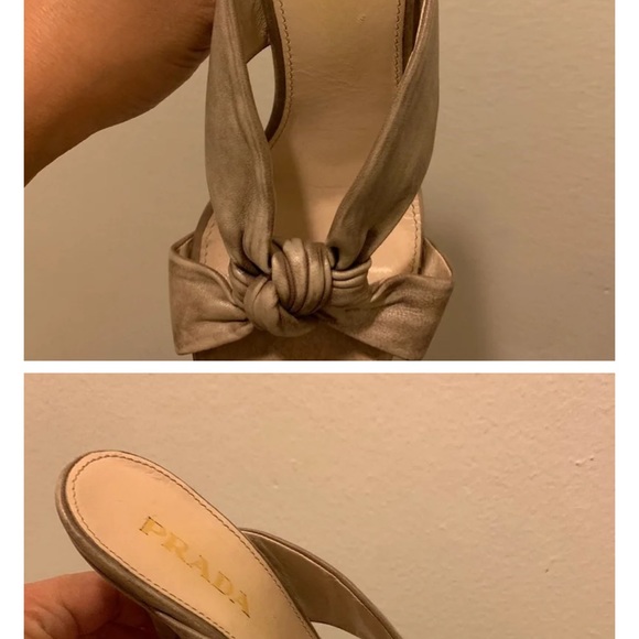 PRADA two tone colors sandal🌹☝️❤️ - Picture 2 of 4